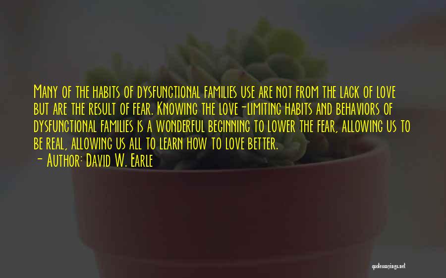 Allowing Love Quotes By David W. Earle