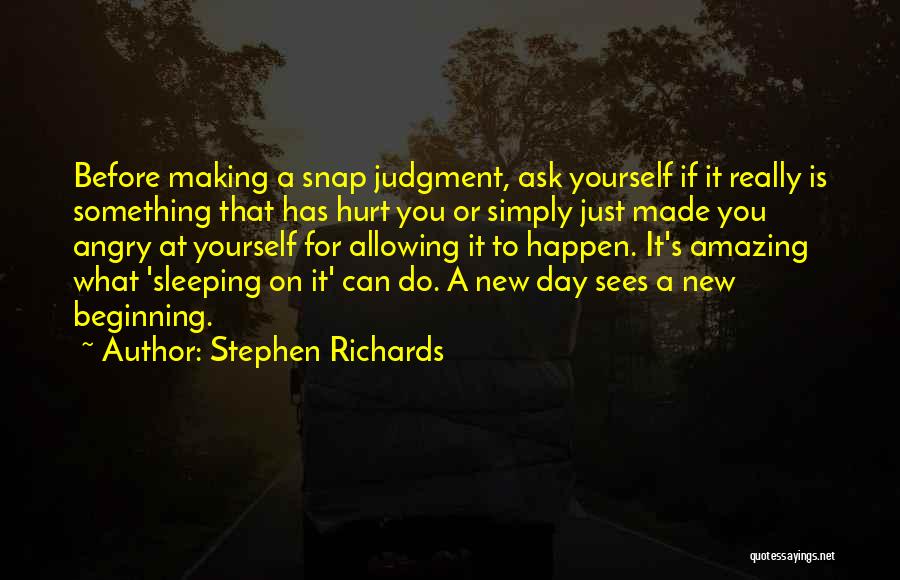 Allowing Others To Help You Quotes By Stephen Richards