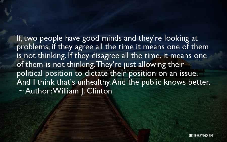 Allowing Quotes By William J. Clinton