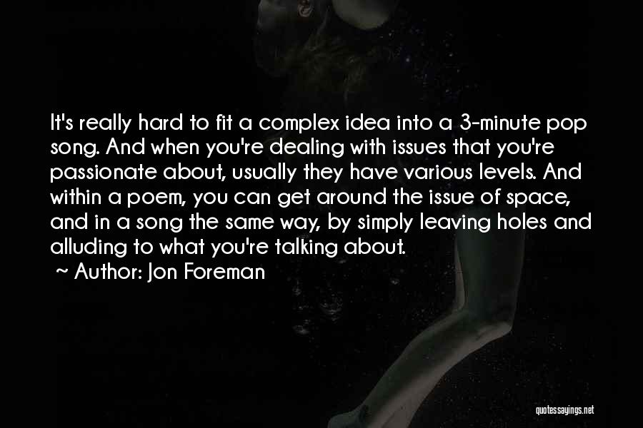 Alluding Quotes By Jon Foreman