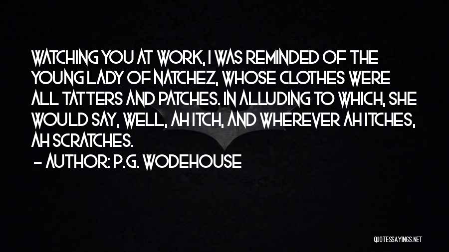 Alluding Quotes By P.G. Wodehouse