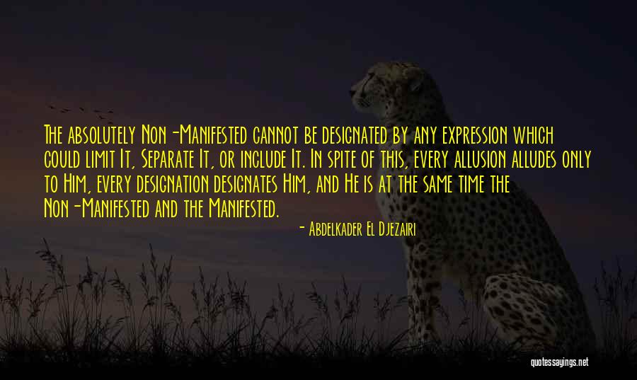 Allusion Quotes By Abdelkader El Djezairi Allusion Quotes By Abdelkader El Djezairi