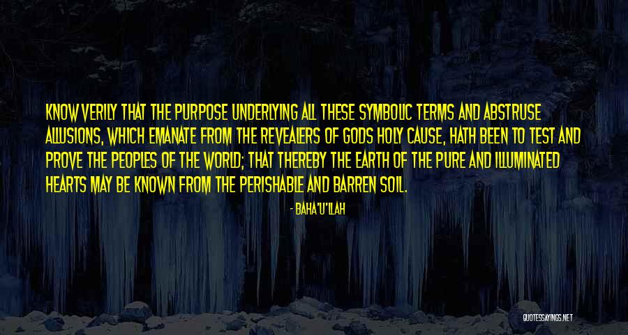 Allusions Quotes By Baha'u'llah Allusions Quotes By Baha'u'llah