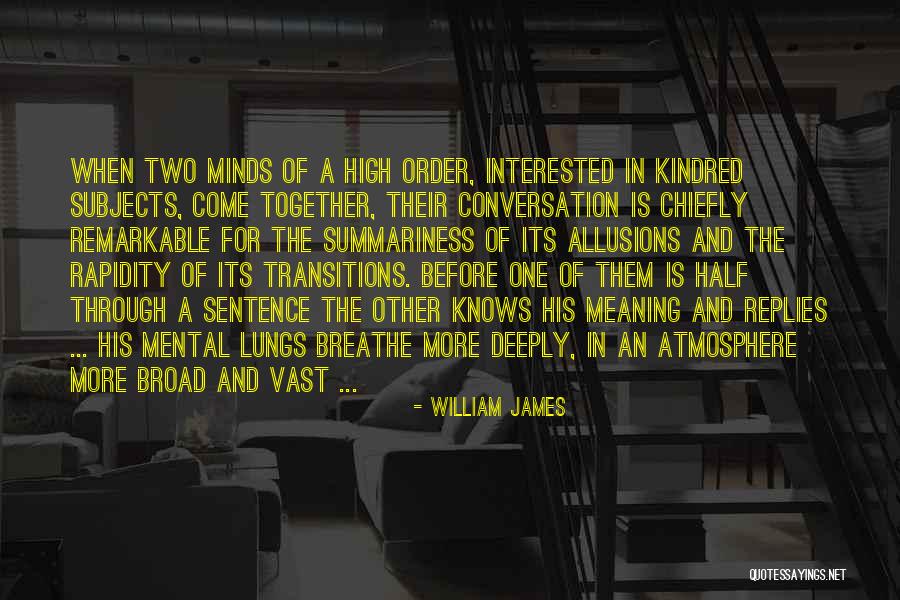 Allusions Quotes By William James Allusions Quotes By William James