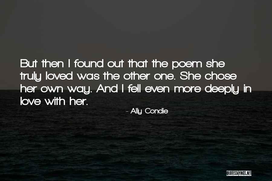 Ally Love Quotes By Ally Condie Ally Love Quotes By Ally Condie