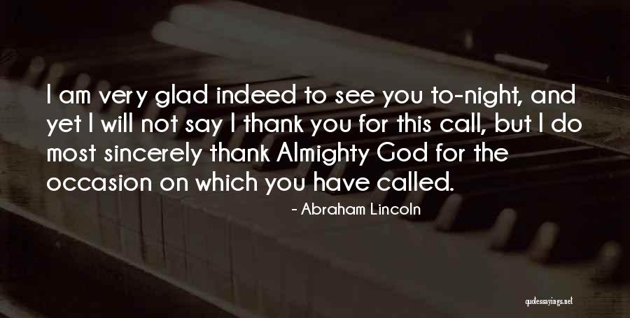 Almighty God Quotes By Abraham Lincoln