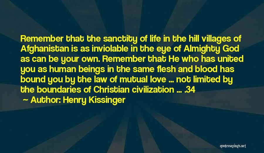 Almighty God Quotes By Henry Kissinger