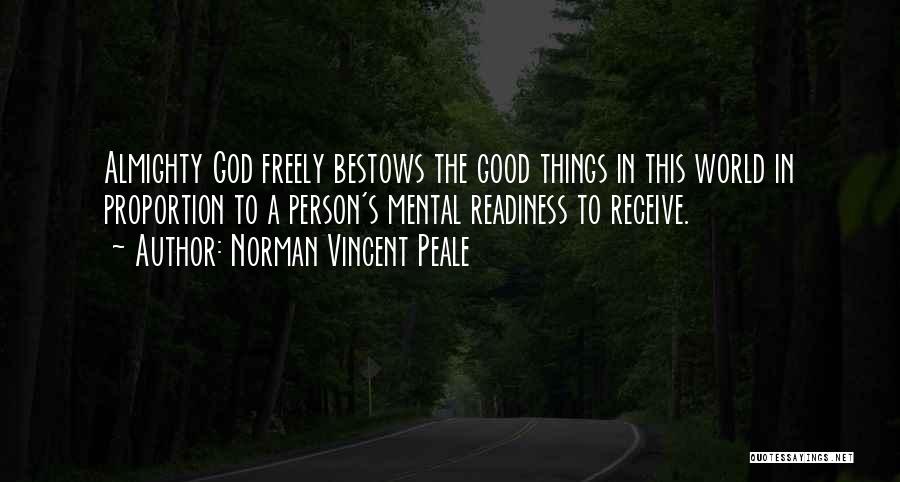 Almighty God Quotes By Norman Vincent Peale