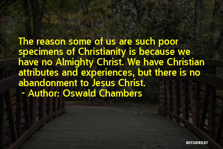 Almighty God Quotes By Oswald Chambers