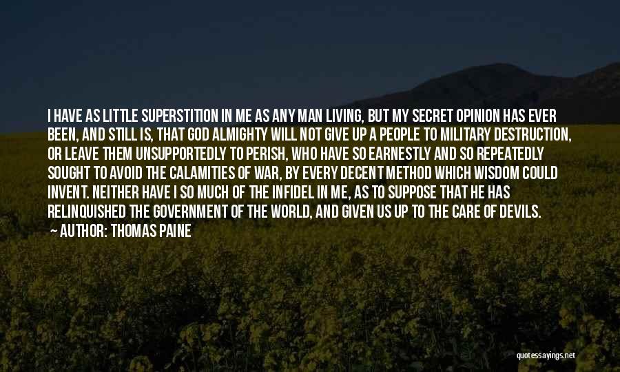 Almighty God Quotes By Thomas Paine