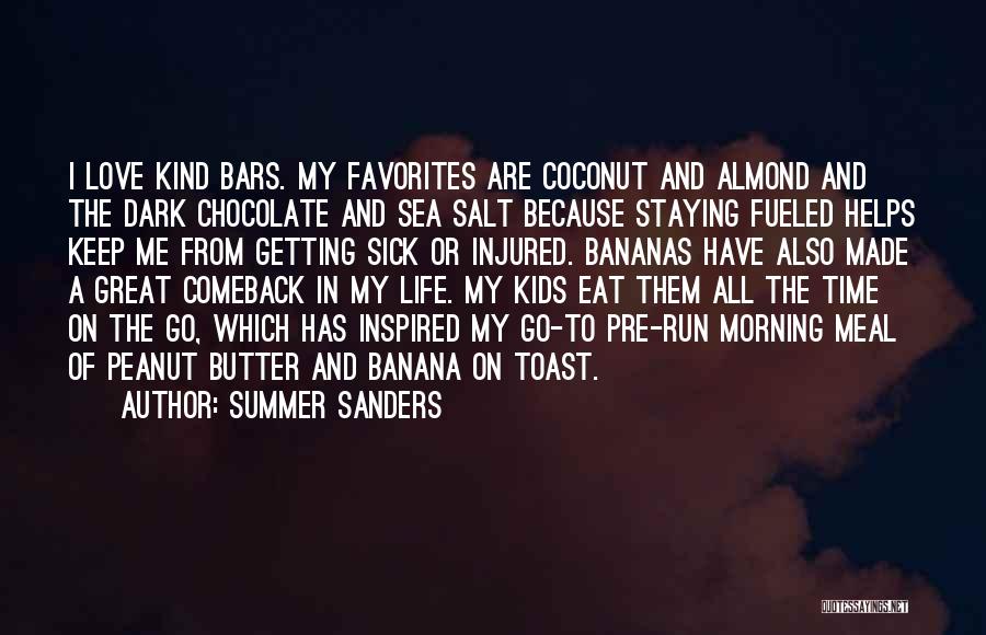 Almond Chocolate Quotes By Summer Sanders