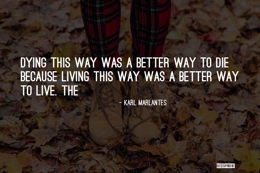 Almonry Ely Quotes By Karl Marlantes Almonry Ely Quotes By Karl Marlantes