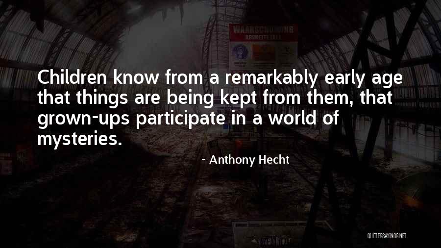 Almorzando In English Quotes By Anthony Hecht Almorzando In English Quotes By Anthony Hecht