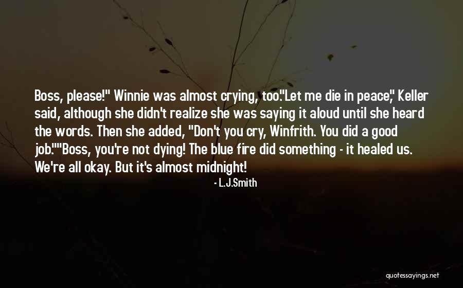 Almost Blue Quotes By L.J.Smith Almost Blue Quotes By L.J.Smith