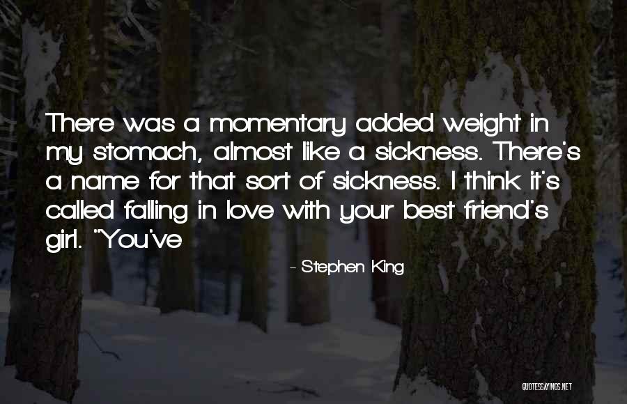 Almost Falling In Love Quotes By Stephen King