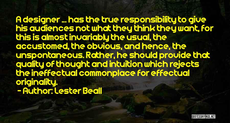 Almost Giving Up On Someone Quotes By Lester Beall