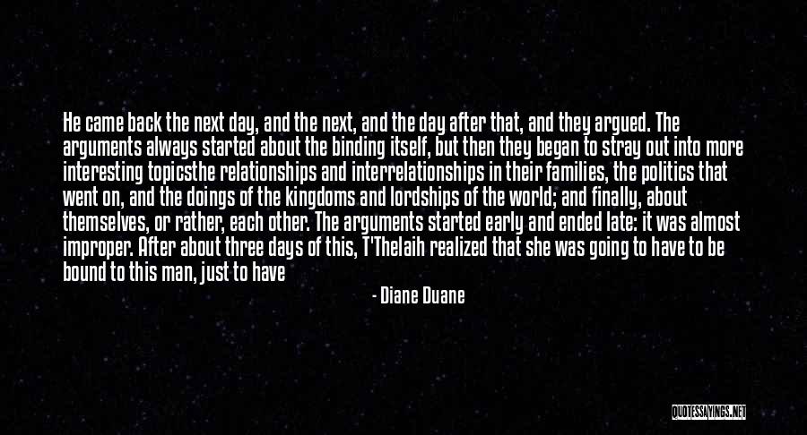 Almost Relationships Quotes By Diane Duane