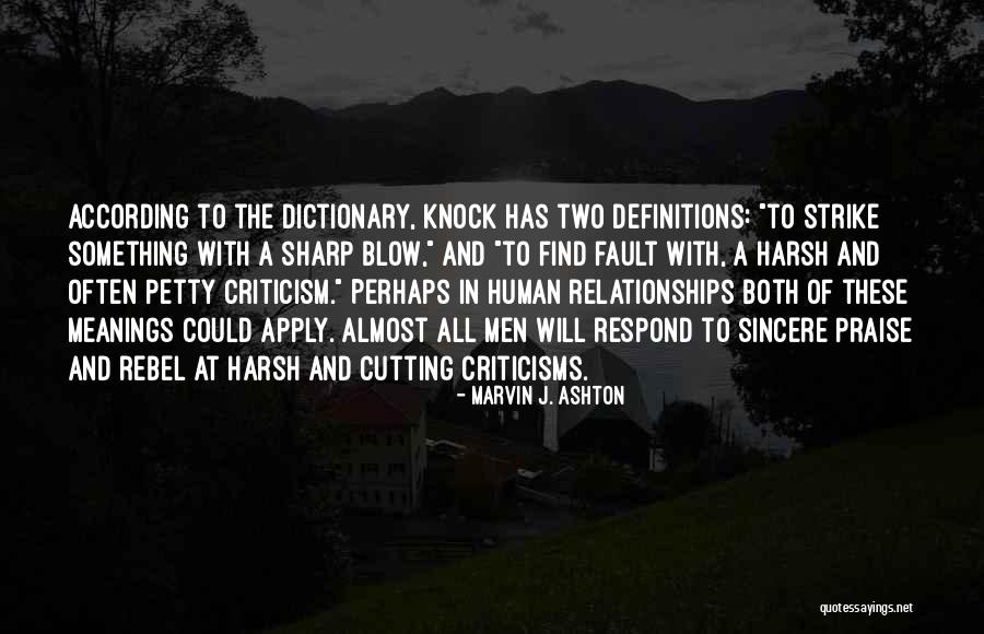 Almost Relationships Quotes By Marvin J. Ashton