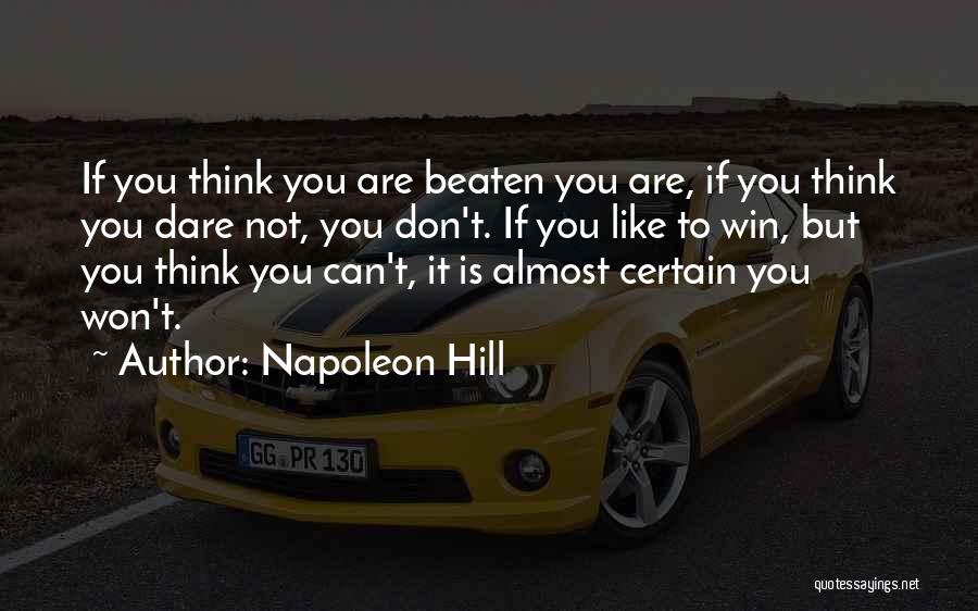 Almost Winning Quotes By Napoleon Hill