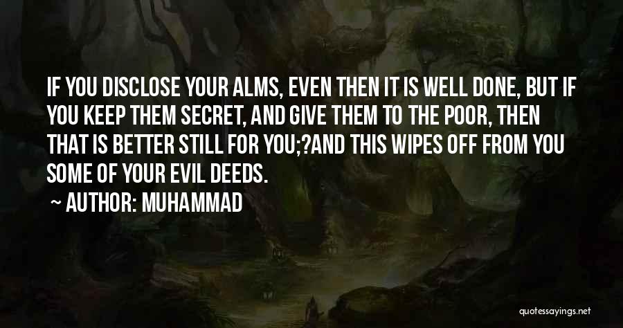 Alms Giving Quotes By Muhammad