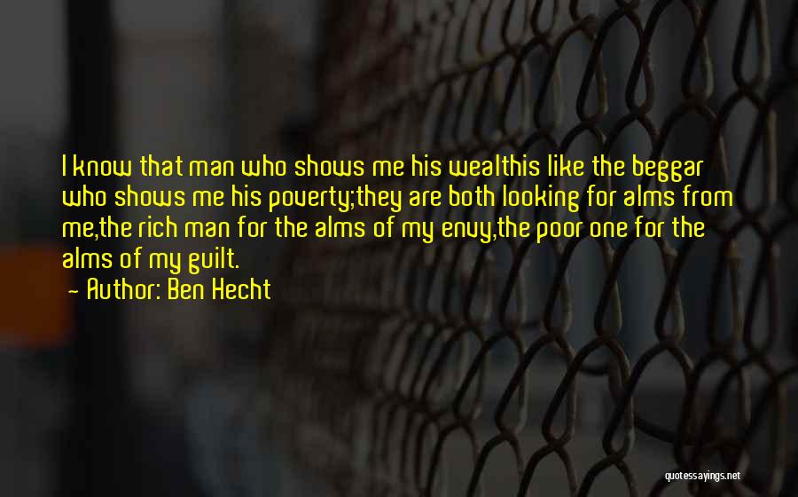Alms Quotes By Ben Hecht