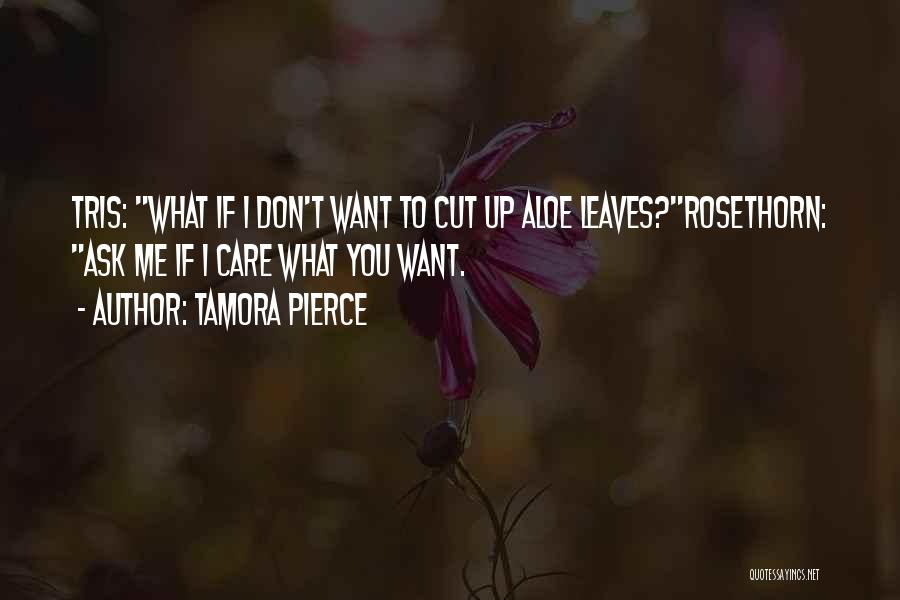 Aloe Quotes By Tamora Pierce