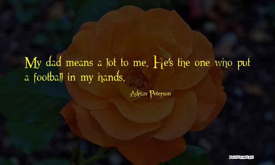 Alondras Wings Quotes By Adrian Peterson Alondras Wings Quotes By Adrian Peterson