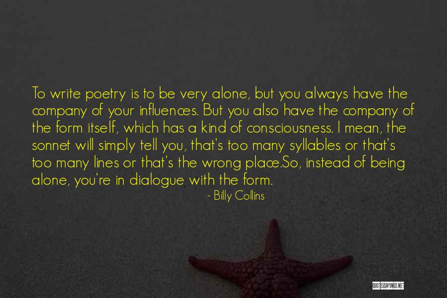 Alone Always Quotes By Billy Collins Alone Always Quotes By Billy Collins