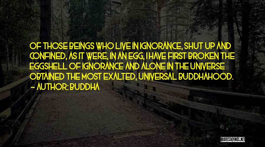 Alone And Broken Quotes By Buddha