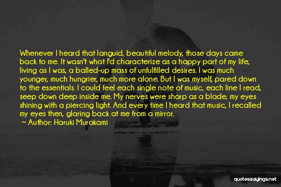 Alone And Happy Quotes By Haruki Murakami