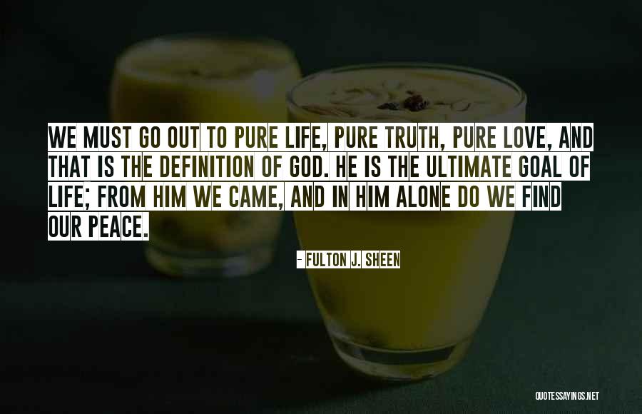 Alone And Peace Quotes By Fulton J. Sheen Alone And Peace Quotes By Fulton J. Sheen