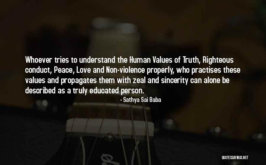 Alone And Peace Quotes By Sathya Sai Baba Alone And Peace Quotes By Sathya Sai Baba