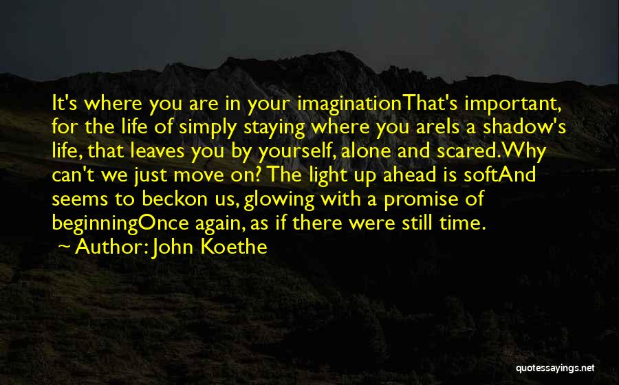 Alone And Scared Quotes By John Koethe