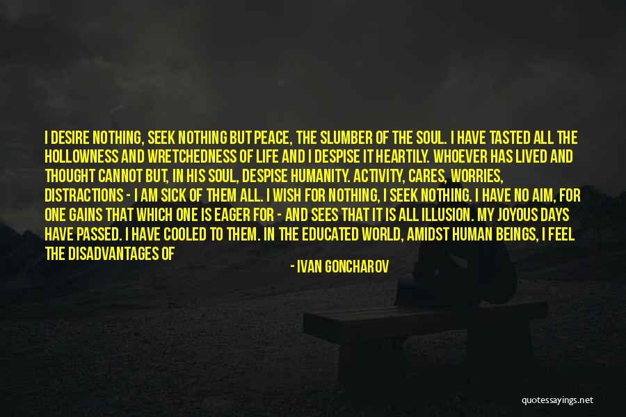 Alone And Sick Quotes By Ivan Goncharov