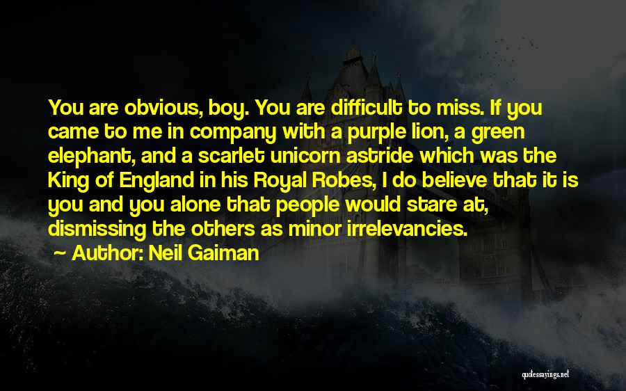 Alone Boy Quotes By Neil Gaiman
