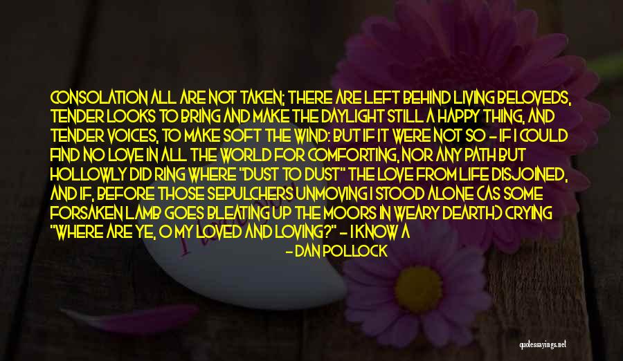 Alone But Happy Love Quotes By Dan Pollock Alone But Happy Love Quotes By Dan Pollock