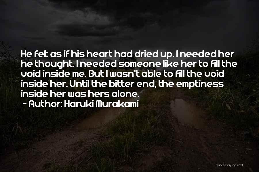 Alone But Sad Quotes By Haruki Murakami