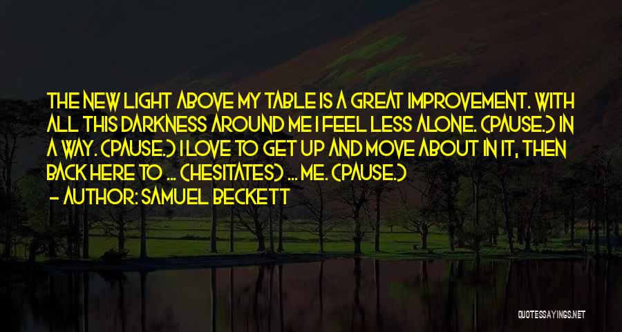 Alone Feel Quotes By Samuel Beckett