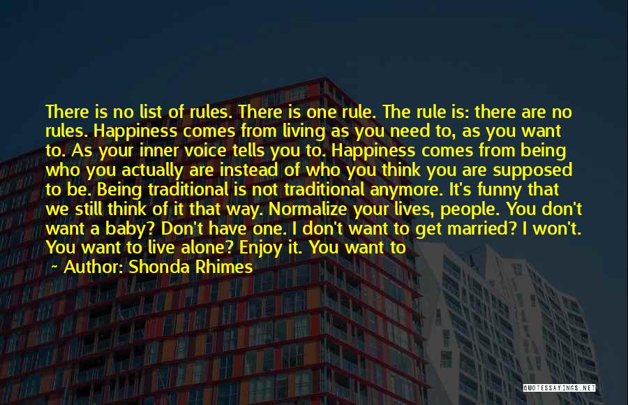 Alone Happy Quotes By Shonda Rhimes