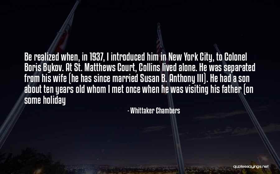 Alone Holiday Quotes By Whittaker Chambers Alone Holiday Quotes By Whittaker Chambers