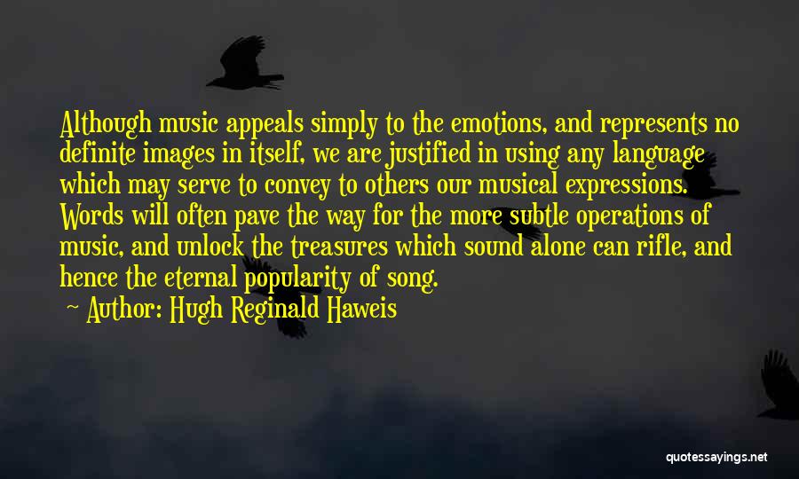 Alone Images N Quotes By Hugh Reginald Haweis