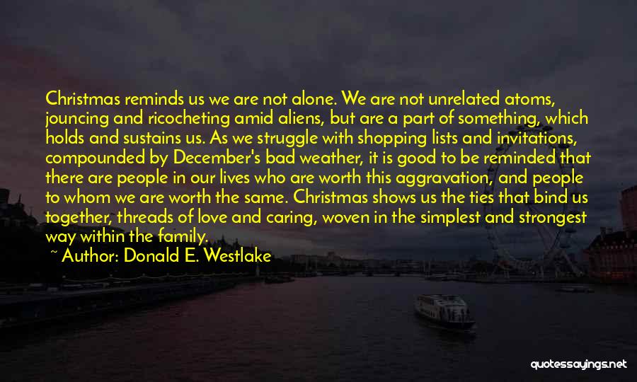 Alone In Christmas Quotes By Donald E. Westlake
