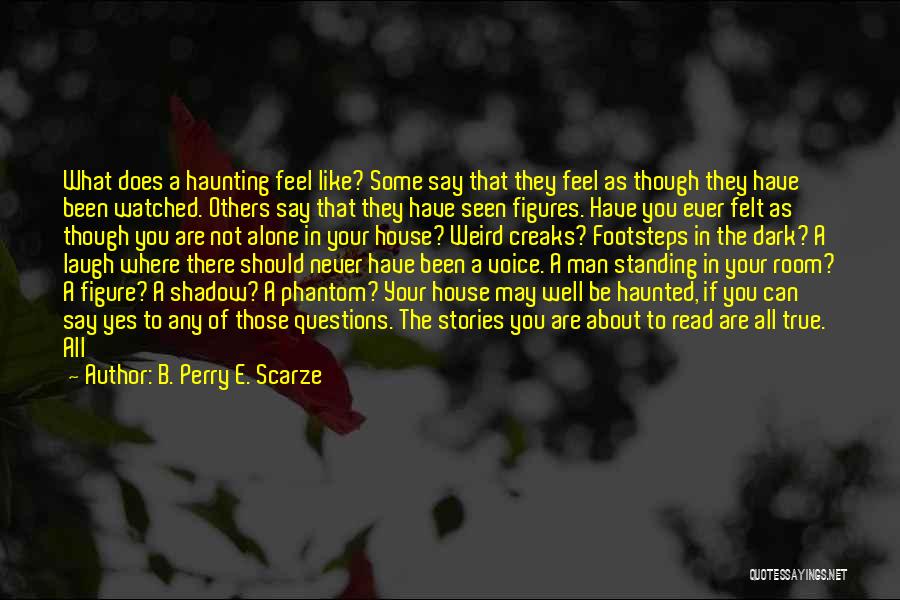 Alone In The Dark Quotes By B. Perry E. Scarze