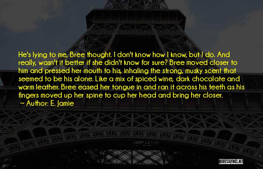 Alone In The Dark Quotes By E. Jamie