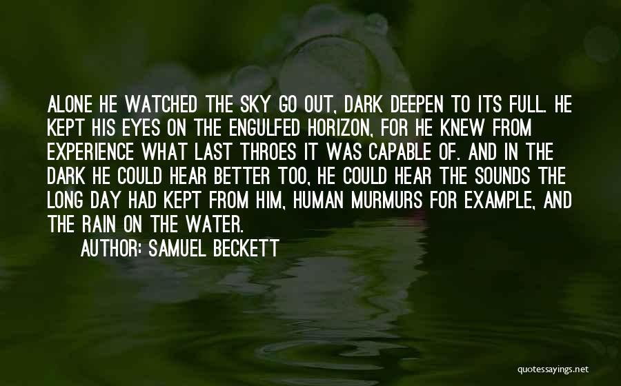 Alone In The Dark Quotes By Samuel Beckett