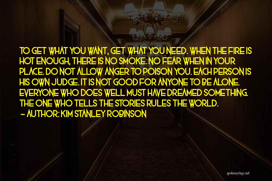 Alone Person Quotes By Kim Stanley Robinson