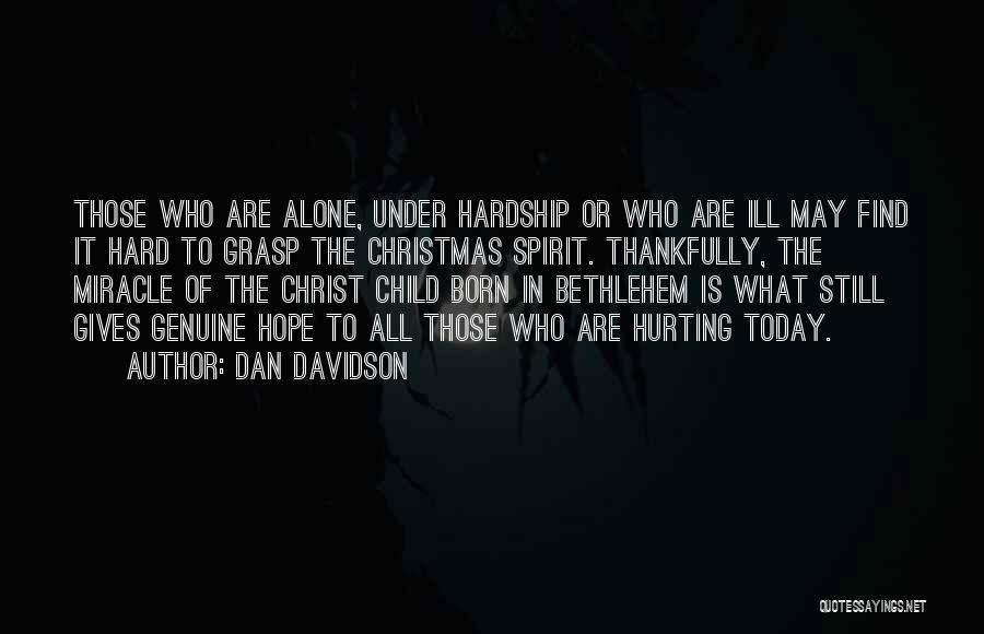 Alone This Christmas Quotes By Dan Davidson