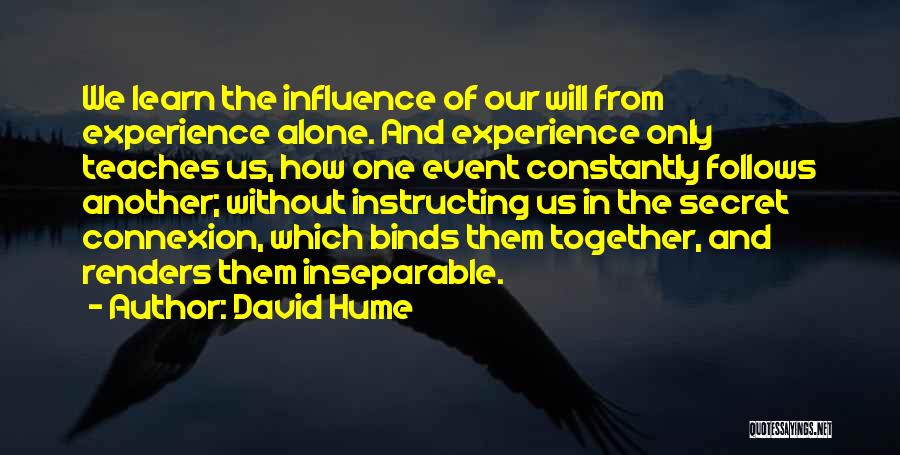 Alone Vs Together Quotes By David Hume