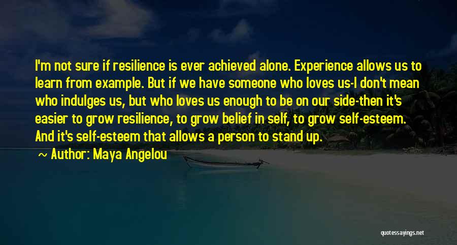 Alone We Stand Quotes By Maya Angelou