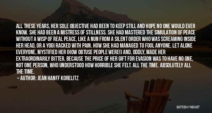 Alone Without Her Quotes By Jean Hanff Korelitz